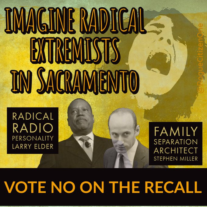 RogueCitizenOne's tweet photo. @StandForBetter #VoteNoOnTheRecall and stop #RadicalLarry https://t.co/ngrxruNjLY