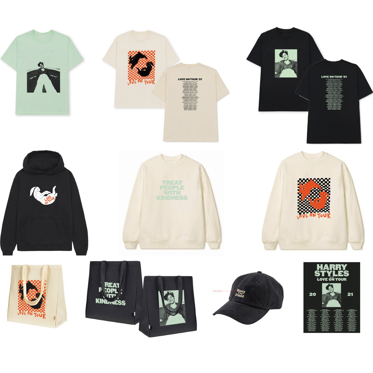 harry styles tour merch 2021