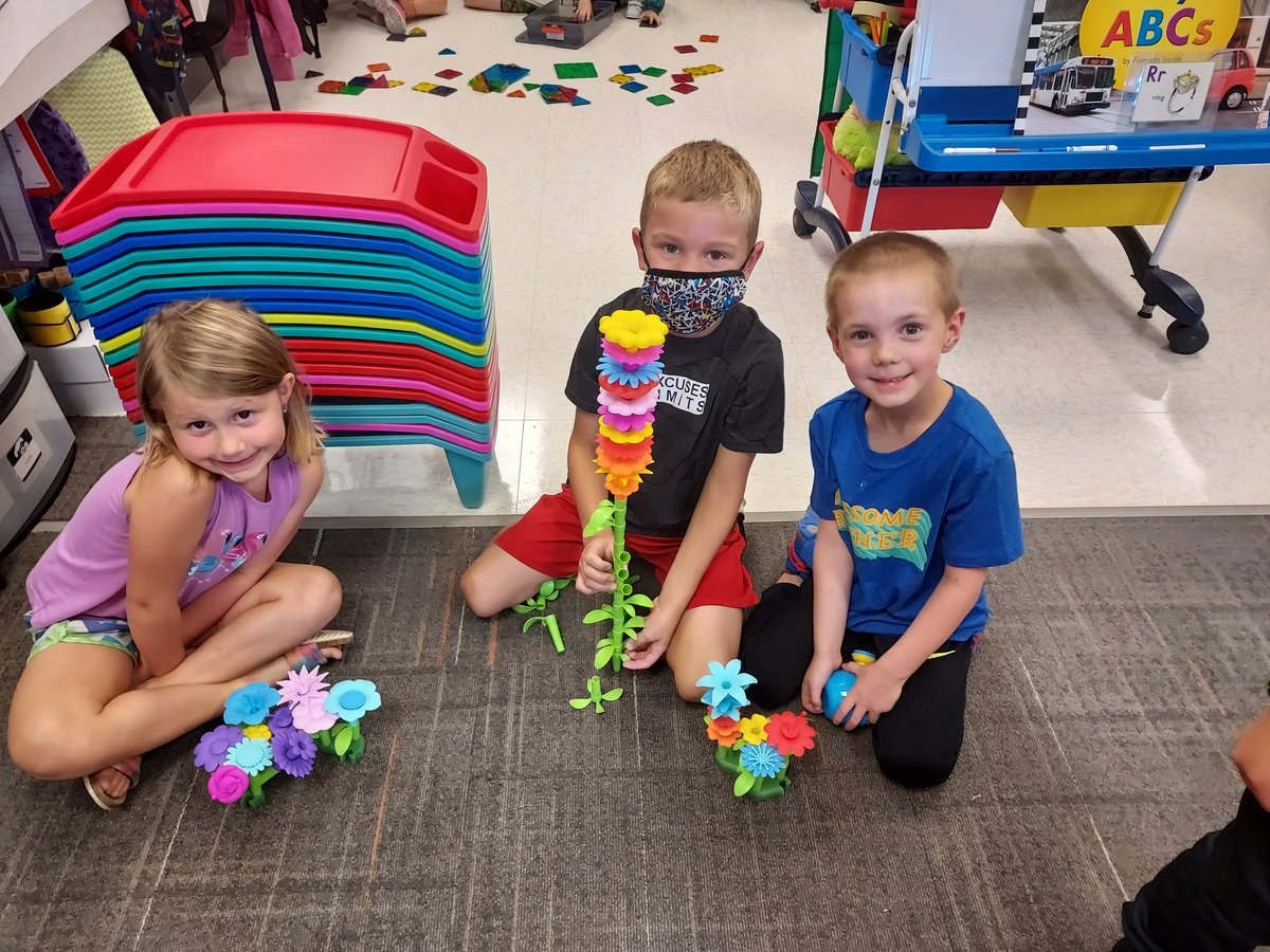 Yesterday, some of us built gardens.  So fun and creative! <a href="/KMElem/">KM Elementary School</a>