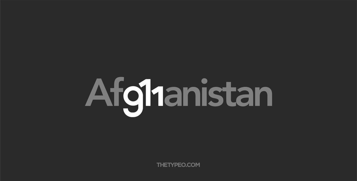 OwaisRiaz's tweet photo. Same date, different fate — U.S. declared the war because of it and the Taliban will be taking oath on it.

#NineEleven #September11 #America #afghanistan #TwinTowers #typography #expressivetypography #thetypeO https://t.co/GjtnyQIfXv