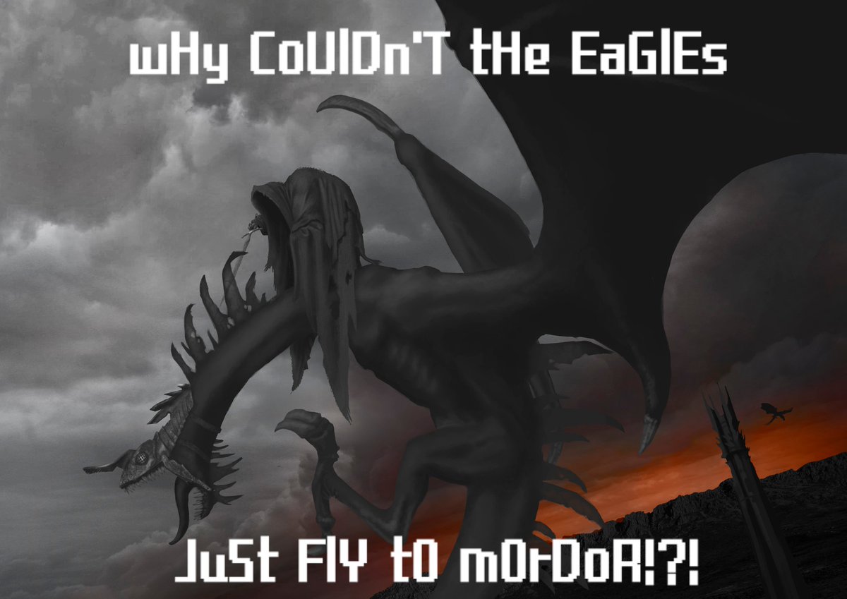 ChoomCraft's tweet photo. Yuuup!!! #lotr #LordOfTheRings #memes https://t.co/ued6tG0Xnz