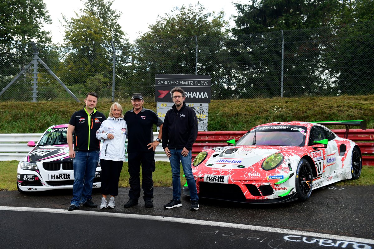 Frikadelli Racing (@frikadelli_r) on Twitter photo A very special moment for us today. The first corner in the Green Hell is now officially named: "Sabine-Schmitz-Kurve". Thx <a href="/nuerburgring/">Nürburgring</a> for this special honor. 🙏 A very special moment for us today. The first corner in the Green Hell is now officially named: "Sabine-Schmitz-Kurve". Thx <a href="/nuerburgring/">Nürburgring</a> for this special honor. 🙏