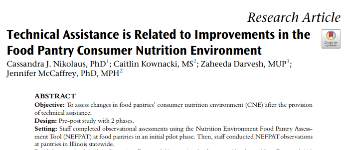 So grateful to continue collaborating with <a href="/IllinoisNEP/">Illinois Nutrition Education Programs</a>  on work like this. Our paper shows how staff help <a href="/ILextension/">Illinois Extension</a> make real change in communities across Illinois!
jneb.org/article/S1499-…