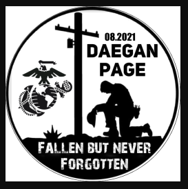 NPPDnews's tweet photo. After enlistment, Daeganโs plans included pursuing a career as a lineman. In memory of Daegan, linemen across the state are proudly displaying a hard hat sticker. Marine Cpl. Daegan Page, thank you for your service! #FallenButNeverForgotten https://t.co/hJKk3xOXUe