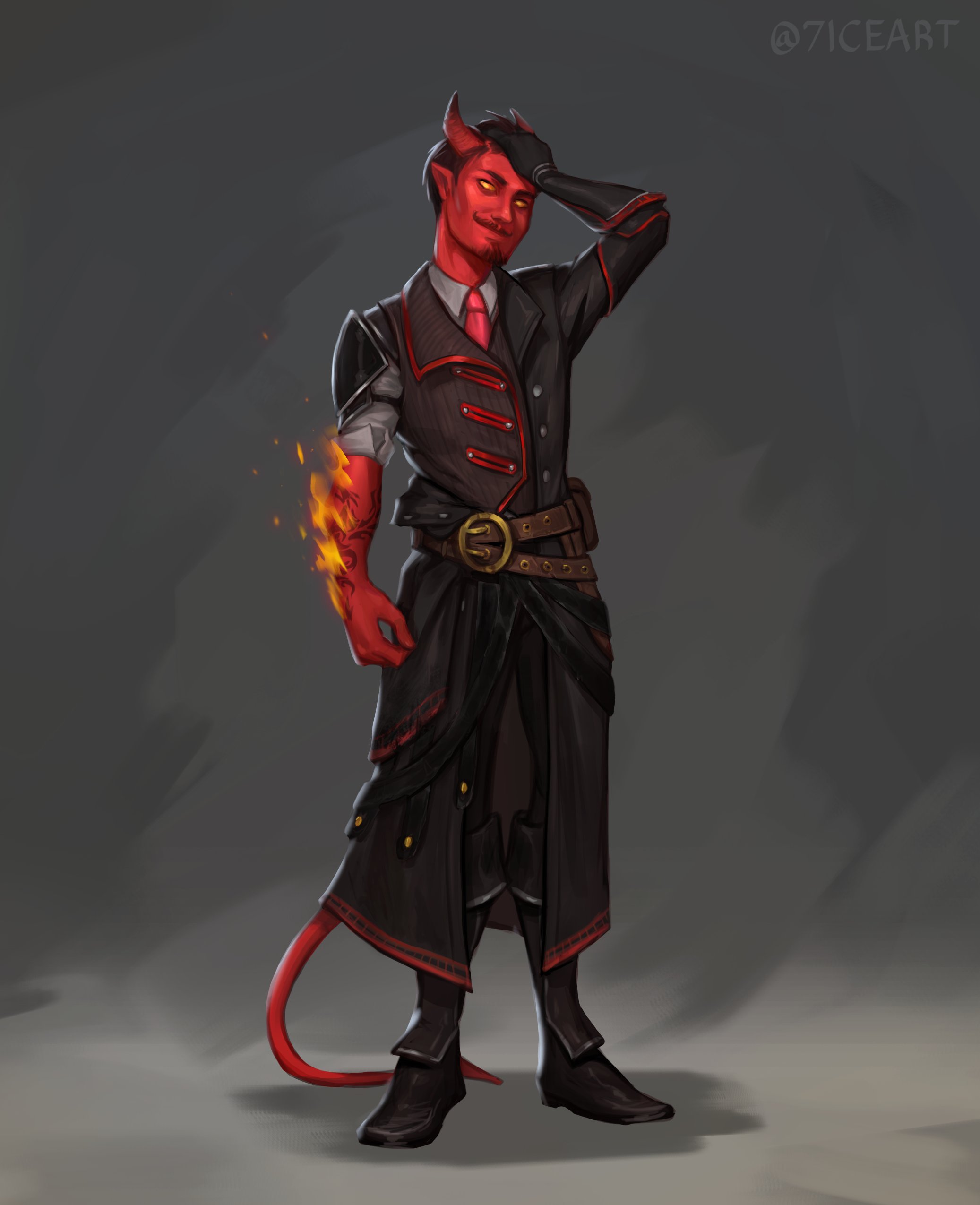 Tiefling sorcerer deals