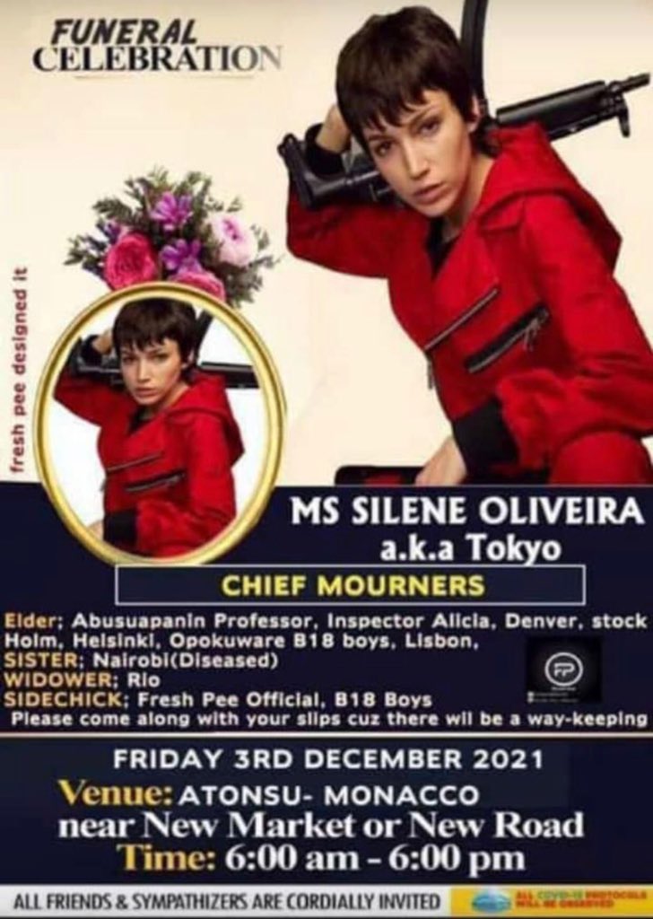 AnkrahEugene's tweet photo. @Tokio_OficiaI This is your poster 😝😝😝 https://t.co/QRRu4Pfwnf