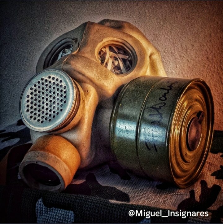 I enjoy collecting movie/TV props. This is a production used gas mask from #TheMist autographed by the film's writter/director, #FrankDarabont; OG showrunner on #TheWalkingDead! #Theshawshankredemption #TheGreenMile and #MobCity. #TWDFamily #TWD