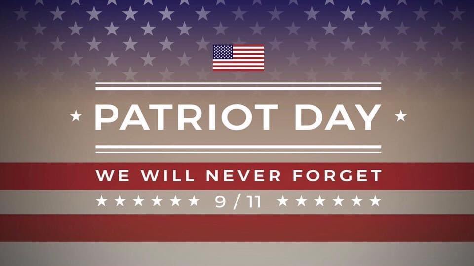 PdRavenna's tweet photo. Patriot Day, honors the memory of the nearly 3,000 people who lost their lives on the September 11, 2001. This day is dedicated to remembering those who died, and those who risked their own lives saving others. #RavennaPD #NeverForget https://t.co/kiY0g7FT6R