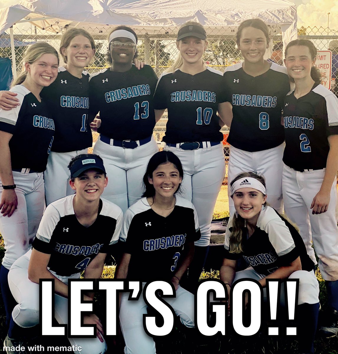 💙🥎JV TOURNAMENT TIME!🥎💙
🥎Skutt JV Invite
📆Saturday, 9/11/21
⏰12:00pm vs Westside 
⏰1:45pm vs Millard South
📍Skutt 
GO CRUSADERS!💙💙💙