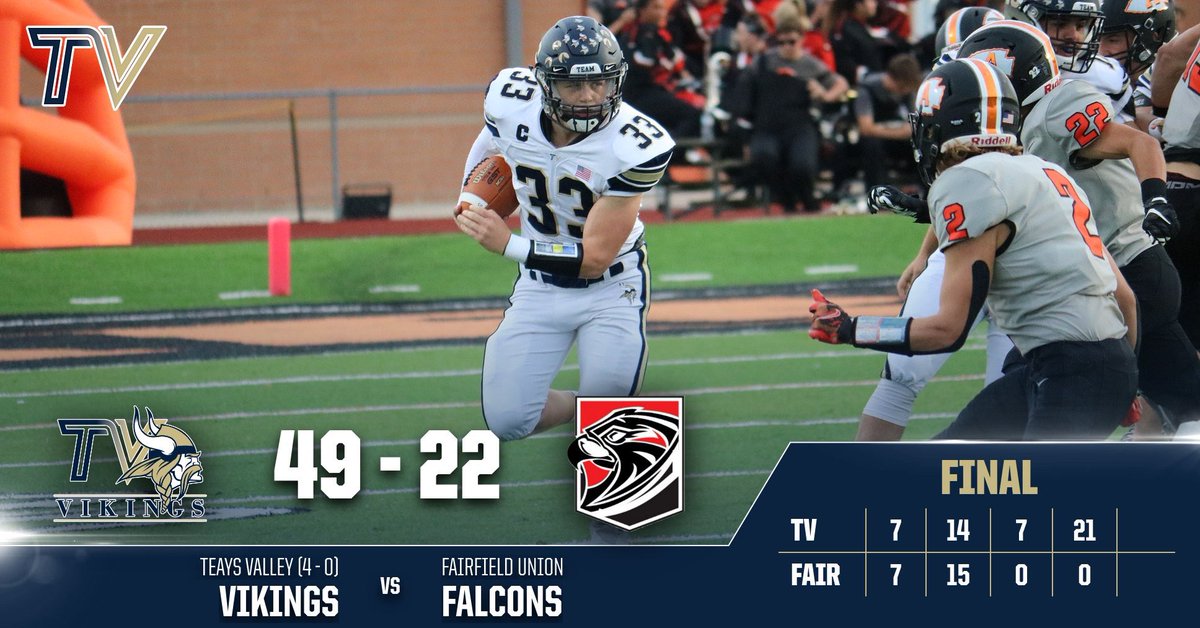 TV_Athletics's tweet photo. Final @AM820scoreboard @94CountryWKKJ @NBC4FFN @270Gridiron https://t.co/SUheOdTpL8