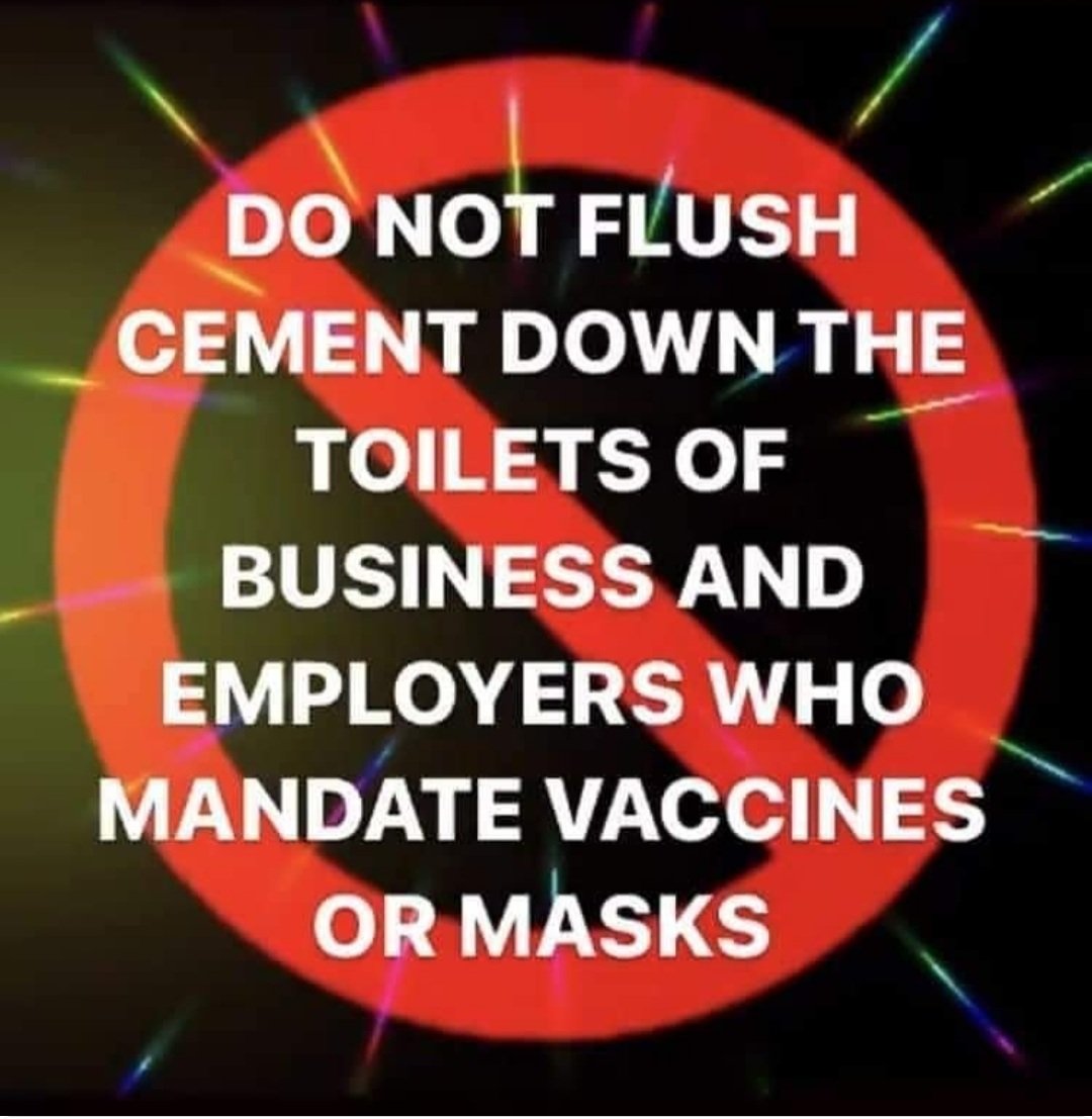 Don't do this....lol.
#FAFO #COVID19 #covid #SCAMDEMIC2021 #fuckjoebiden
#clown #wtf #MandatesAreForDictators