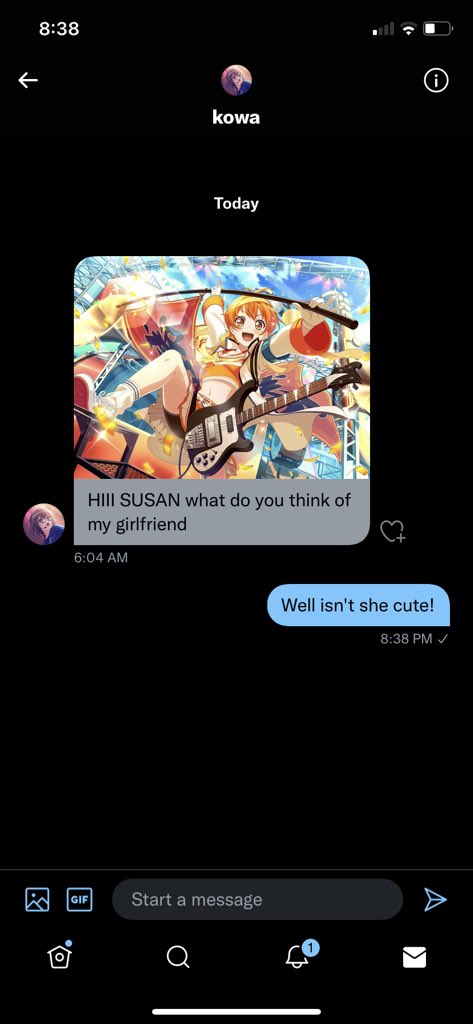 SusanGr83906496's tweet image. #DirectMessage from @kinaowa.