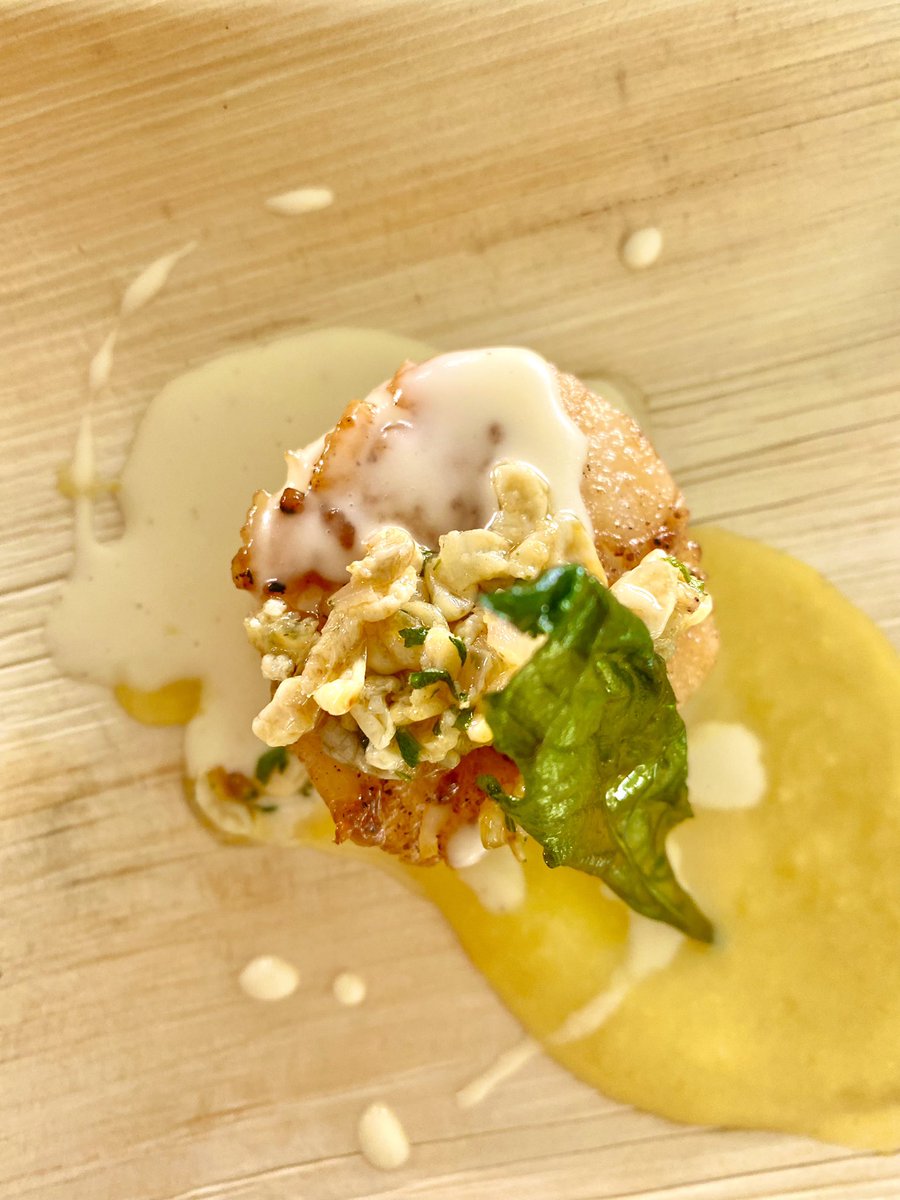 ninfasoriginal's tweet photo. We are so proud of Chef Alex and his team, who are representing Original Ninfa’s at the 2021 Food &amp; Wine Classic in Aspen today. ❤️ Beautiful work, familia! #scallops | @foodandwine https://t.co/4RCKNfGhXm