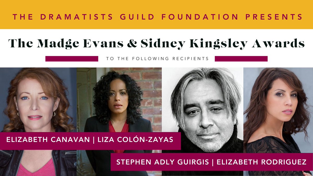 lizardcanavan's tweet photo. Thank you DGF and Stephen Adly Guirgis!! So honored to share with my sisters Liza Colon Zayas and Elizabeth Rodriguez! @DGFound @CookieRiverside @Erodriguez https://t.co/PwCmtJDHPN