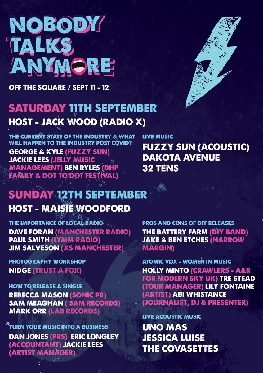 🚨 IMPORTANT INFORMATION! 🚨

If you are attending tonights event, we are encouraging everyone to take a COVID lateral flow test before they attend.

The event will start promptly at 6pm

Tickets : bit.ly/3gK6KQY 🎟