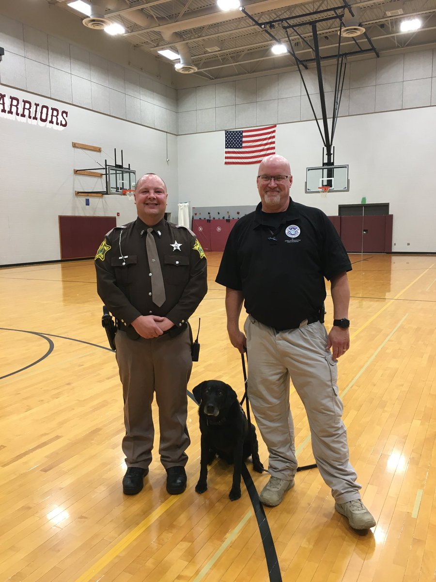 WDElementary's tweet photo. Our Warriors had the opportunity to cheer for and learn from some of our local first responders. Thank you all for what you for Wes-Del Elementary! #WDpride https://t.co/ayL8oj5WHZ