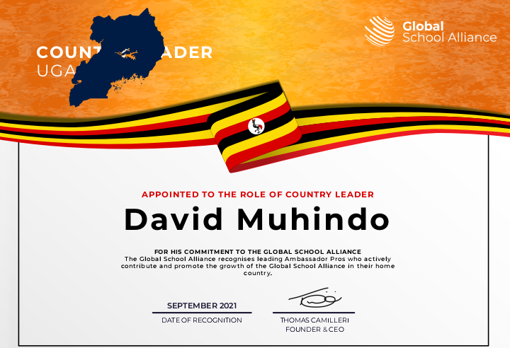 Huge congratulations to our own <a href="/muhindodavid642/">Muhindo David| Promoting Global Education</a> . Keep it up!
<a href="/Educ_SportsUg/">Ministry of Education and Sports - Uganda</a> <a href="/OPMUganda/">Office of the Prime Minister - Uganda</a> <a href="/MTWAUganda/">Ministry of Tourism-Uganda</a> <a href="/TrueEducation_P/">True Education Partnerships</a> <a href="/TheGlobalGoals/">The Global Goals</a> <a href="/suzibewell/">Suzi Bewell | Polly Glot Languages</a> @HealthyMindUG <a href="/ukedchat/">UKEdChat</a> <a href="/JamesBlom/">James Blomfield</a>
