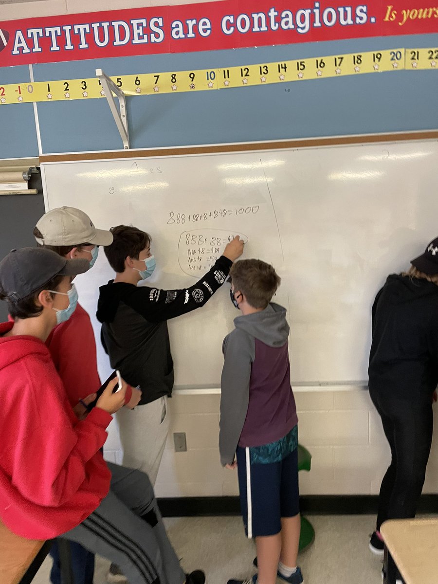 lkordupel's tweet image. It was a good week in intermediate math @JohnBlackPS #ugmath #verticalspaces #buildingthinkingclassrooms
