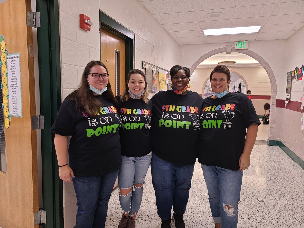 At Gibson Elementary School, the Fifth Grade Team is on Point! <a href="/MsSCox/">Samantha Rich</a> <a href="/GibsonGrizzlies/">Gibson Elementary</a>