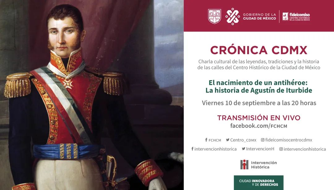 El nacimiento de un antihéroe: La historia de Agustín de Iturbide. Hablaremos de su vida, su carrera militar, sus chismes, su coronación y de su fusilamiento. No se lo pierdan.
