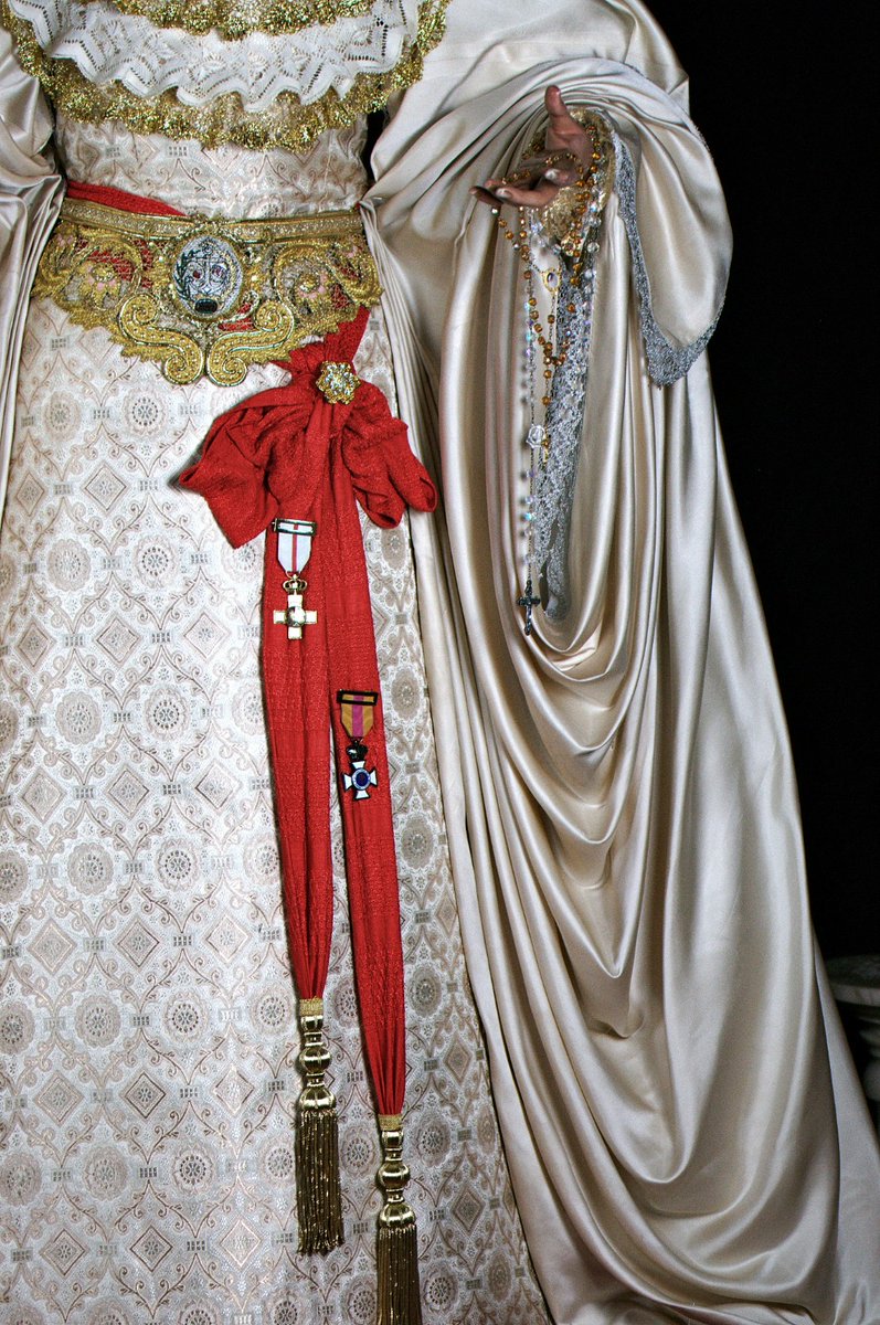 Así luce ataviada María Santísima de la Alegría, Madre de la Iglesia y Auxilio de los Cristianos para sus Solemnes Cultos. Fotos: J.L. Wiwi