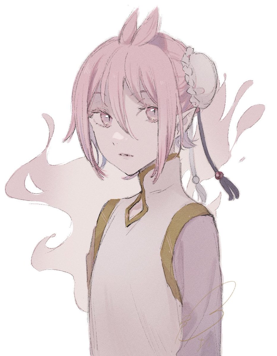 中華服アズくん 白狼ゆゆのイラスト 中華服アズくん 白狼ゆゆのイラスト