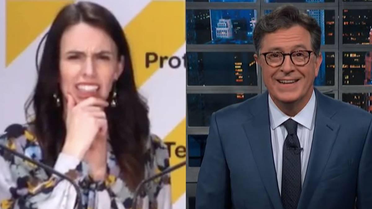 'Can't have sex without PM finding out': US host's hilarious jab at NZ  nzherald.co.nz/entertainment/…