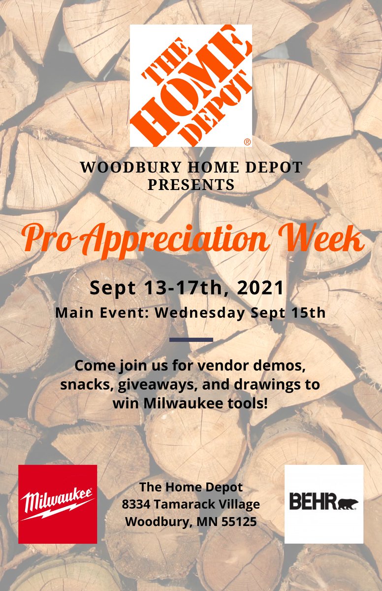 Jennifer Lien (@jenlien34) on Twitter photo Calling all Woodbury PROS! Next week we are having an in store event to celebrate YOU! Come join the fun starting Sept 13th! <a href="/belford_melissa/">Melissa Beth Belford</a> <a href="/jeffreyTNyberg/">Jeffrey T Nyberg</a> <a href="/Brooks_2820/">Brooks Sherman</a> @BobPold <a href="/THDCharles/">Charles Clark</a> <a href="/wolff1012016/">Ashley</a> <a href="/Taylor_Flem/">Taylor Fleming</a> Calling all Woodbury PROS! Next week we are having an in store event to celebrate YOU! Come join the fun starting Sept 13th! <a href="/belford_melissa/">Melissa Beth Belford</a> <a href="/jeffreyTNyberg/">Jeffrey T Nyberg</a> <a href="/Brooks_2820/">Brooks Sherman</a> @BobPold <a href="/THDCharles/">Charles Clark</a> <a href="/wolff1012016/">Ashley</a> <a href="/Taylor_Flem/">Taylor Fleming</a>