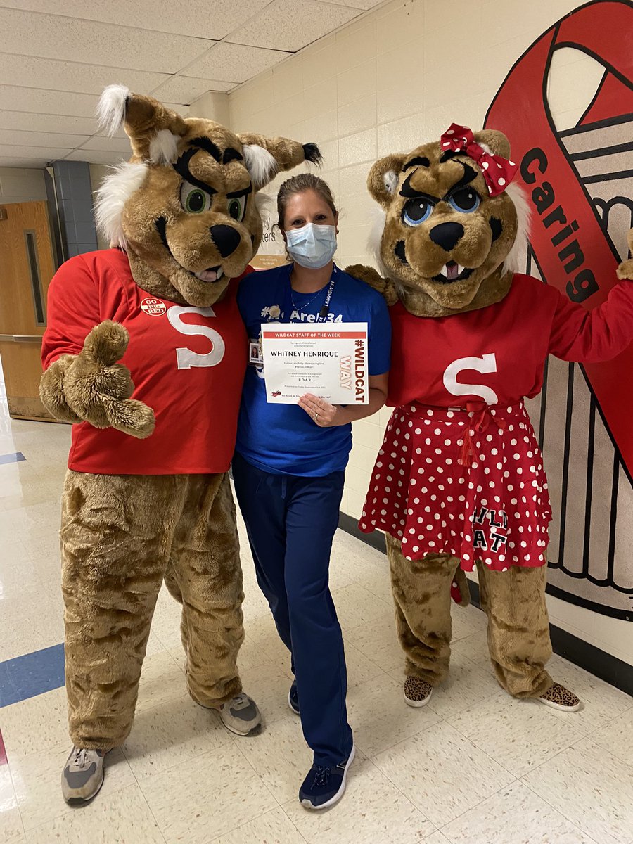 Congrats to our very first Springman staff and student Wildcats of the Week! We are proud of you! <a href="/MRussell_D34/">Megan Russell</a> #WildcatWay #WeAreD34