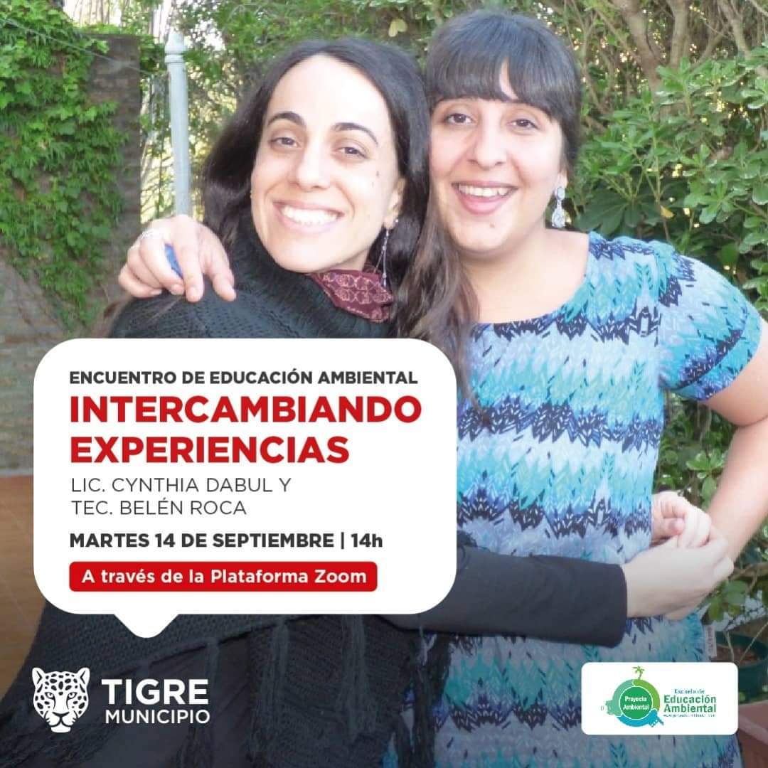 ENCUENTRO DE EDUCACIÓN AMBIENTAL:
Intercambiando experiencias.
FECHA: Martes 14 de Septiembre, 14h.
FORMULARIO DE INSCRIPCIÓN:
forms.gle/vzMPY6ijHy5HG1…
INFO. educacion@tigre.gob.ar
¡Los y las esperamos!
#educaciónambiental #educaciontransformadora <a href="/MunicipioTigre/">Municipio de Tigre</a>