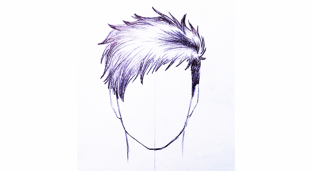 Leo Desenhista on X: Bora aprender como desenhar cabelo de Anime masculino?  Para ver o tutorial, clique no link 👉    / X