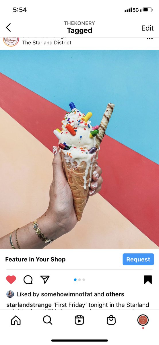 It’s Friday, I’m in love - with this Birthday Cake Cone creation from @starlandstrange! Have a wonderful weekend, cone lovers. #thekonery