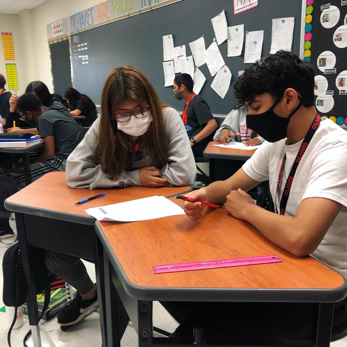 morganvmiller's tweet photo. Today, we took our first partner quiz of the year. I’m always blown away by how well these kiddos work together and explain their thinking to each other. #olhms #d123 #cmp3 https://t.co/Tdf9WfW7ZH