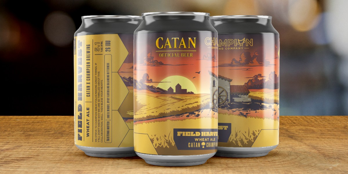 CATAN Official on Twitter: "YES! Friday is finally here! 🎉 Soon you'll be able to spice up your weekend game nights with @championbeer 's tasty CATAN X CHAMPION 🍻. Don't miss