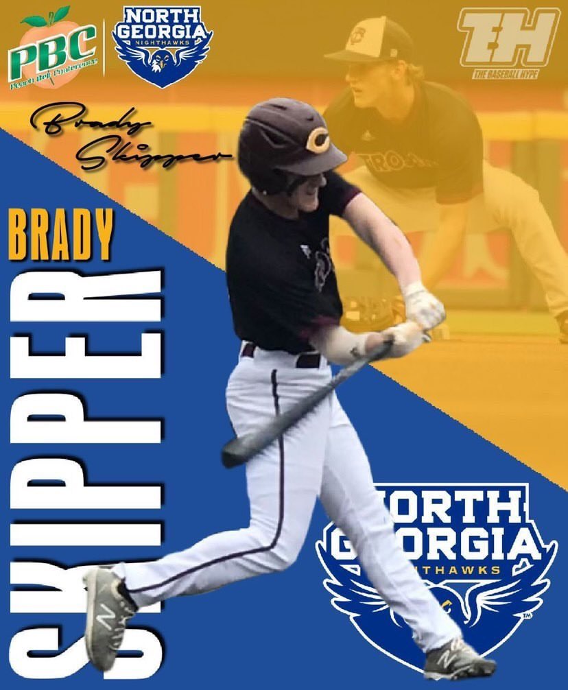 bradyskipper9's tweet photo. I am very blessed and excited to announce that I will be furthering my academic and baseball career at the University of North Georgia! I want to thank God, My parents, the coaches, and my teammates for being with me through this journey. @coffee_baseball @GameonV @UNGBaseball https://t.co/DSZyJssdf0