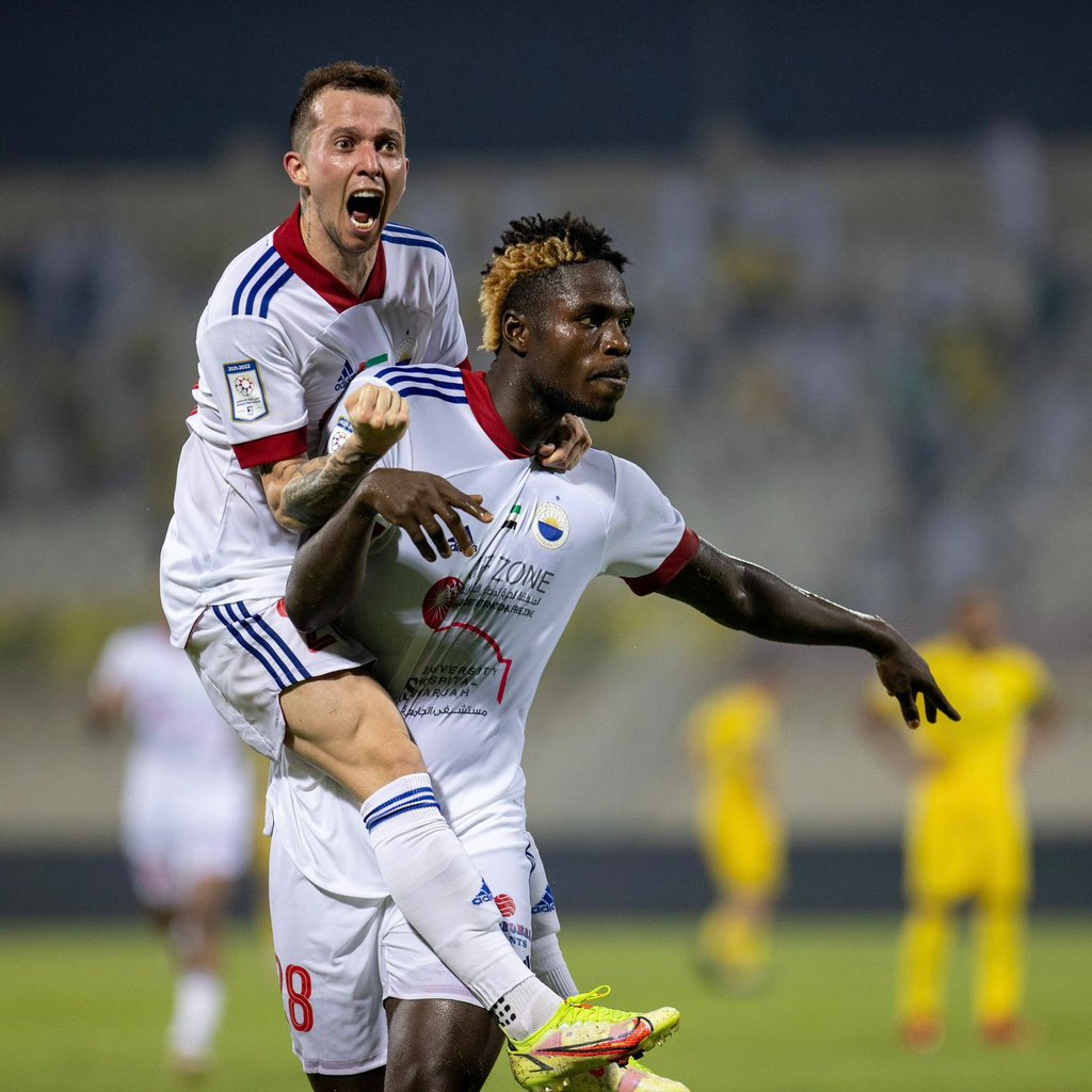 What a night, what a spirit, what a victory. We managed to show what we are capable, but we know that we need to improve a lot of things to get where we want. YALLAH <a href="/SharjahFC/">نادي الشارقة لكرة القدم</a> 🤍♥️