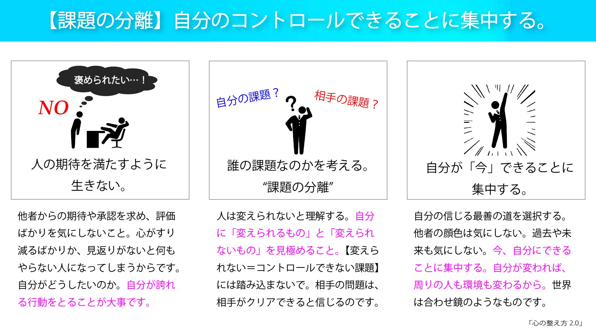 今日から少しずつ実践していきたい！心の整え方を分かりやすくまとめた投稿が話題に！