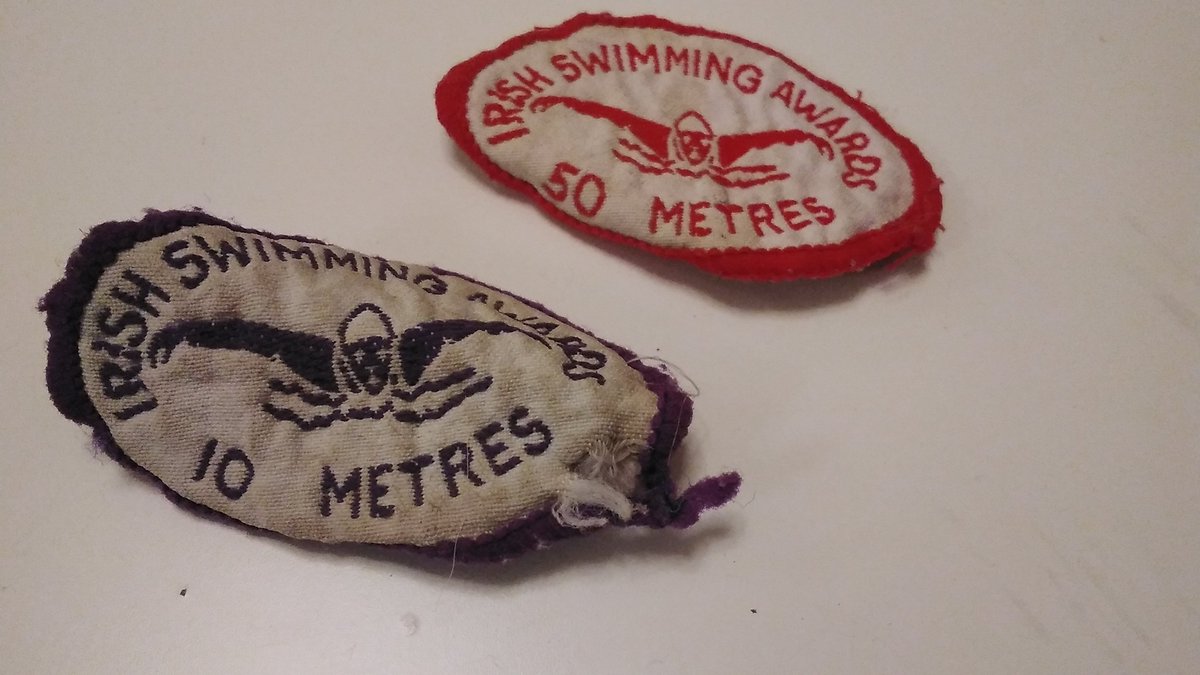My first swim badges that my Mum kept in a box, from 1980. 
In 2017 I swam The English Channel. 
We all started somewhere.
<a href="/MarathonSwims/">Marathon Swims</a> <a href="/swimireland/">Swim Ireland</a>