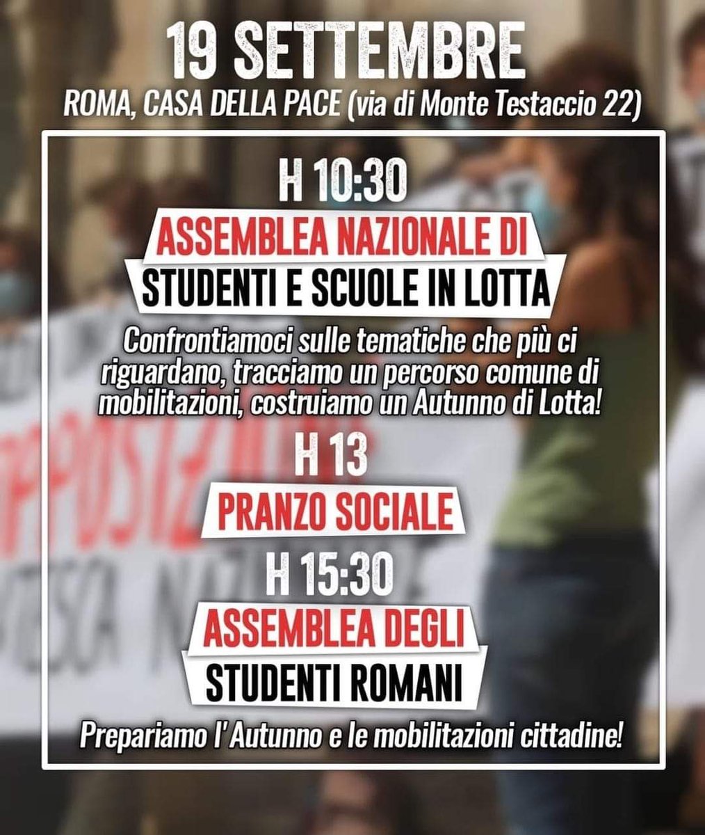PoterealpopoloT's tweet photo. 🟥 Verso lo #scioperogenerale e generalizzato #11ottobre2021🚩
È ora di #insorgere ✊ https://t.co/KLvXwjXBjj