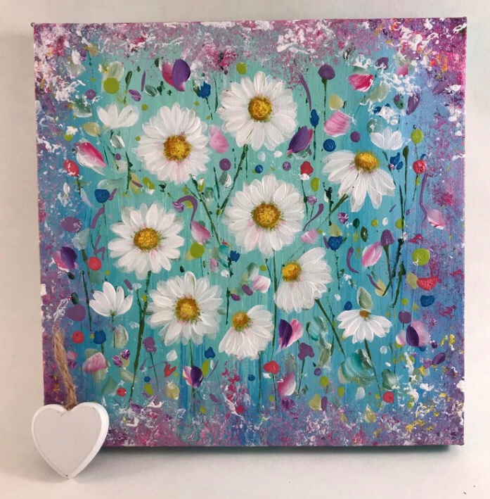 🌸🍃Daisies painting on stretched canvas with easel 🌸🍃 #MHHSBD #ScotlandIsNow #handmadehour
etsy.com/uk/listing/970…
