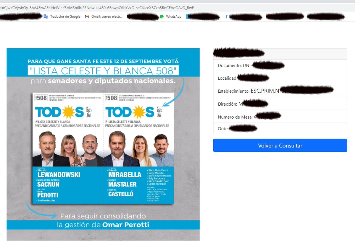 EL GOBERNADOR PONE LA PUBLICIDAD DE SU LISTA EN EL PADRON ELECTORAL. 
ANTE CUALQUIER CONSULTA SE VERÁ SU VOTO.
EL ACTO DE ILEGALIDAD MAS FEROZ EN MAS DE 30 AÑOS DE DEMOCRACIA.