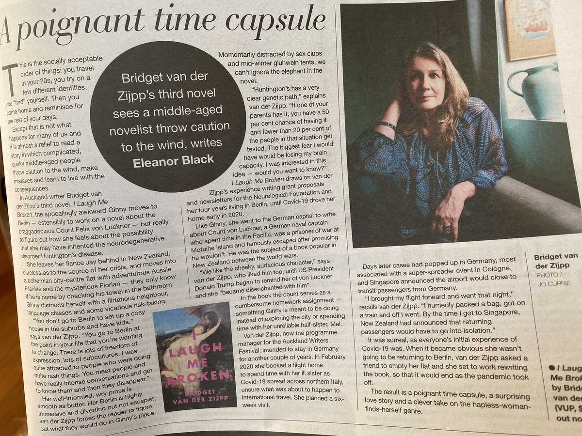 FergusTHW's tweet photo. “a poignant time capsule, a surprising love story and a clever take on the hapless-woman-finds-herself genre” @NZHCanvas @Bavdz @VUPBooks https://t.co/He1ulIAUaF