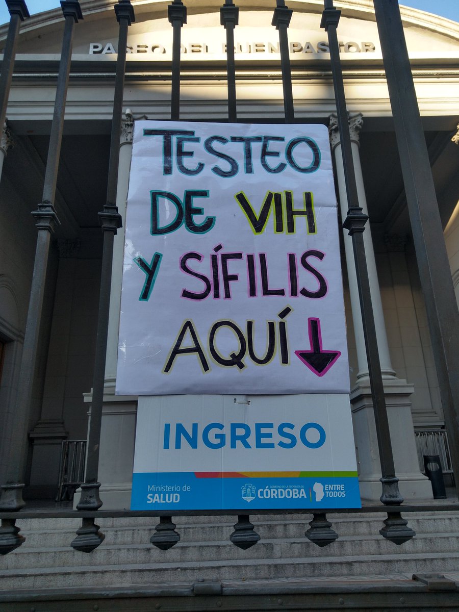 Hola gente en el buen pa (sobre la Yrigoyen) hacen testeos GRATIS, de  L a V de 14:30 a 19;30. Un pinchazo en el dedo y 20 minutos después tenes los resultados! Super importante difundir xq va poca gente me dijieron!! Un RT ayuda 🤍 <a href="/VivireNuevaCba/">VivirenNuevaCórdoba®</a> <a href="/yo_nva/">YoVendoNvaCba</a>