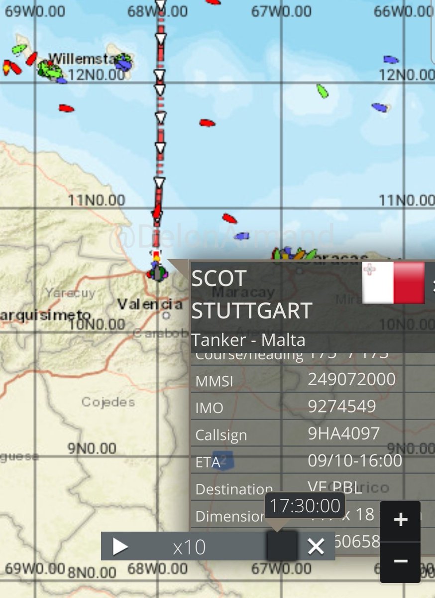 DelonArmand's tweet photo. Tanquero Scot Stuttgart arribando a Puerto Cabello, #Venezuela
Procedencia: Norfolk, USA
#oott
#10Septiembre https://t.co/0rkiBzmQ1E