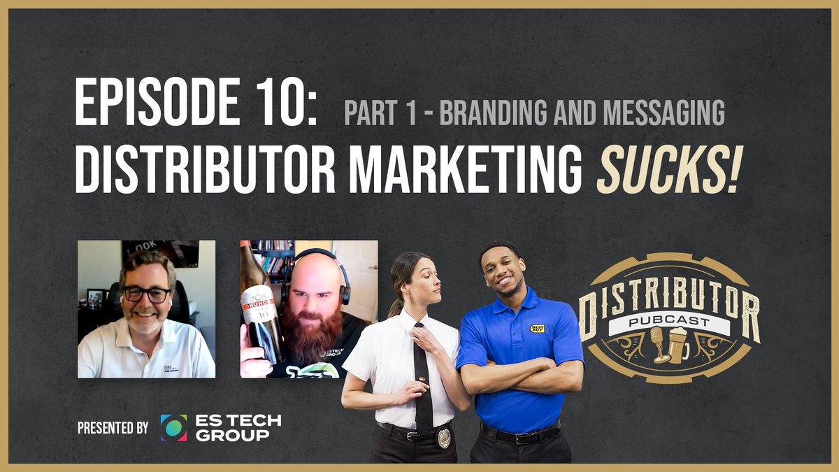 Spinstak's tweet photo. Distributor Pubcast Episode 10: Distributor Marketing Sucks (Part 1) - Branding and Messaging https://t.co/NcRDUwR20z

#distributorpubcast #digitalmarketing #marketing https://t.co/k7f4wRHFzp