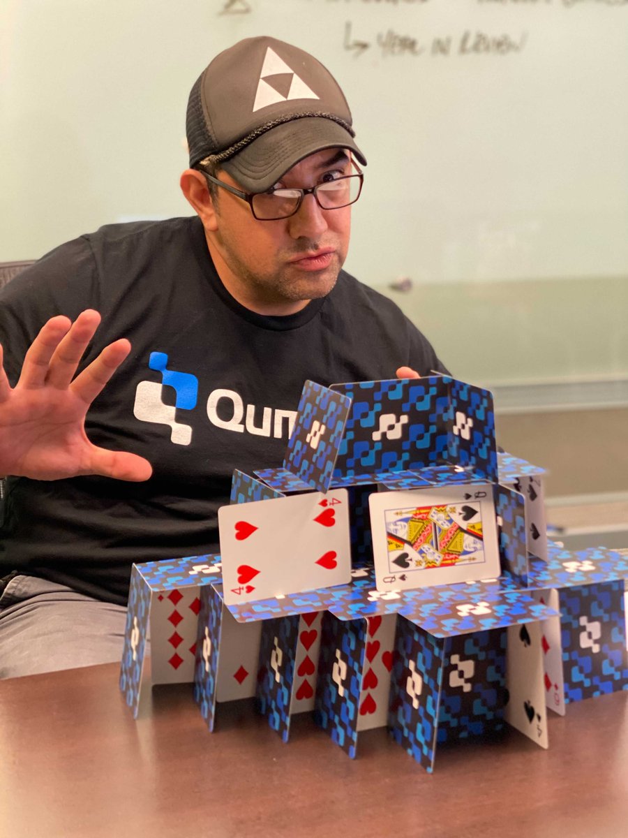 qumulo's tweet photo. Scenes from today’s #GrumpHunt in progress. This involves some serious puzzles created by #Qumulo #engineers! 11 teams neck and neck…Onward! The creativity is mind-blowing. Thanks to the incredible organizers for putting so much brain power and heart into this! #Team #Grumpquat https://t.co/y6HZ7IvJGx