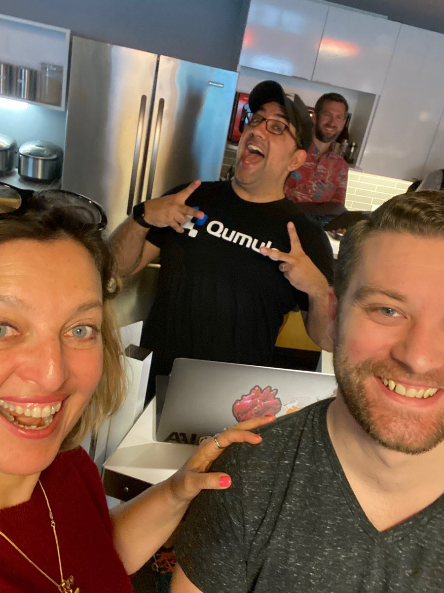 qumulo's tweet photo. Scenes from today’s #GrumpHunt in progress. This involves some serious puzzles created by #Qumulo #engineers! 11 teams neck and neck…Onward! The creativity is mind-blowing. Thanks to the incredible organizers for putting so much brain power and heart into this! #Team #Grumpquat https://t.co/y6HZ7IvJGx