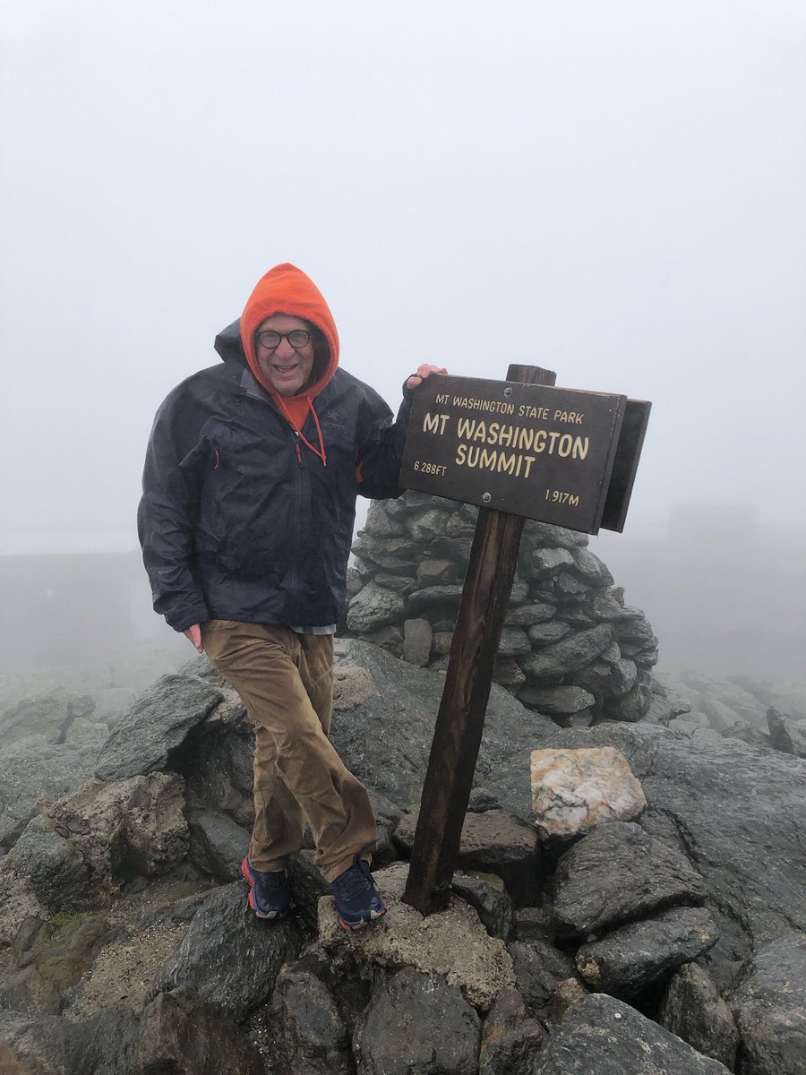 PeakBaggerQ's tweet photo. Mount Washington (6,288ft) New Hampshire state high point known for some of the worst weather in the States… it didn’t disappoint today! #PeakBagging #StateHighPoints #NewHampshire https://t.co/bYdeofmgEm