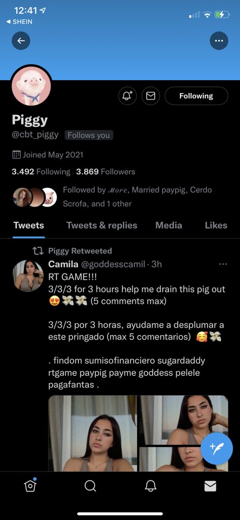 goddesscamil's tweet photo. FAKE!!! Me hizo hacer un rt game y cuando acabó me bloqueó 😂😂 putos pateticos inservibles. https://t.co/9zuubscMeb