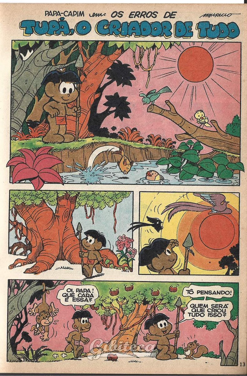 GrupoGibiteca's tweet photo. #PapaCapim
Os erros de Tupã, o criador do universo https://t.co/hF8TI4K3S4
